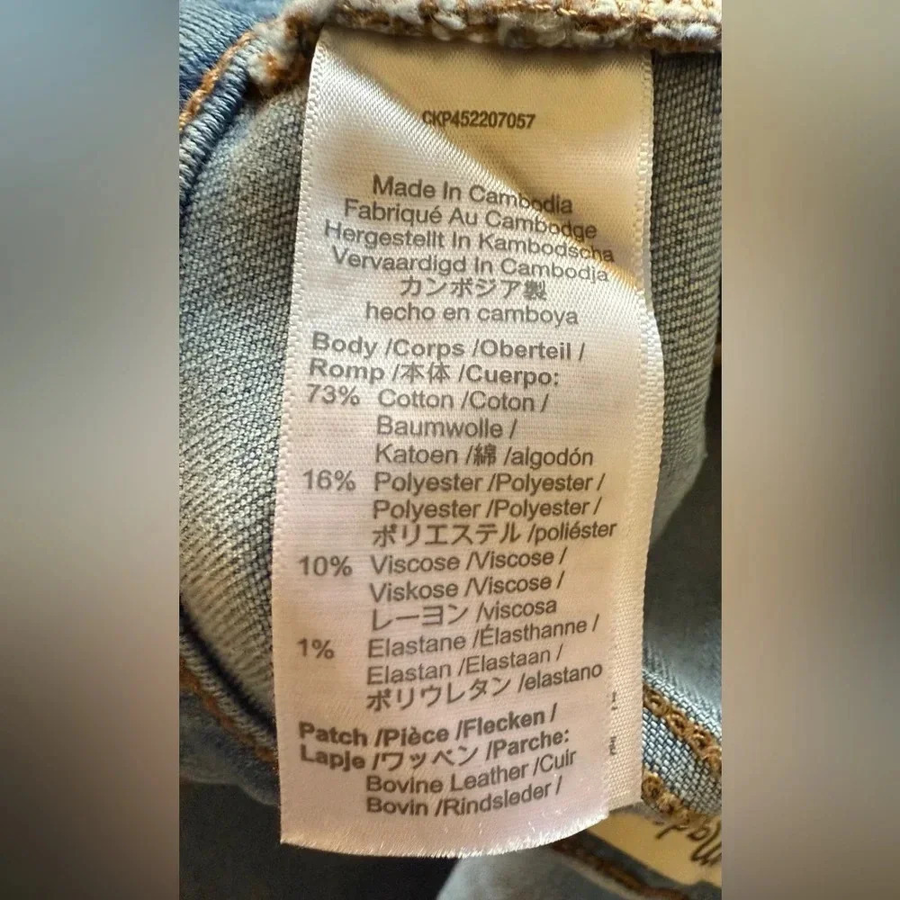 Madewell Cali-Demi Boot Button Fly Jeans in Size 26 - Picture 7 of 7